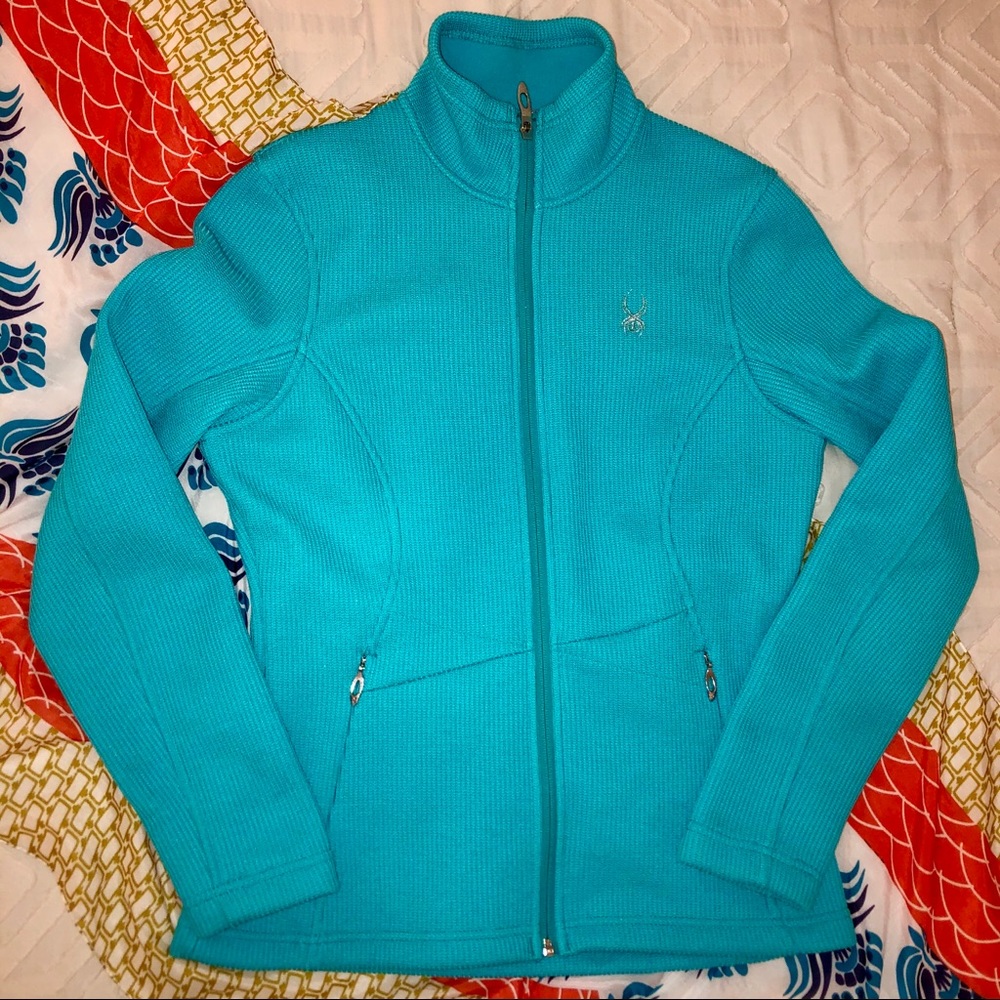 ๐ Spyder Women's Endure Full Zip Jacket Teal - Picture 1 of 6